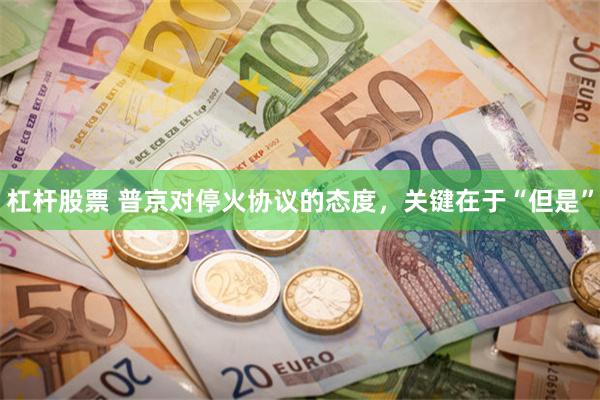 杠杆股票 普京对停火协议的态度，关键在于“但是”