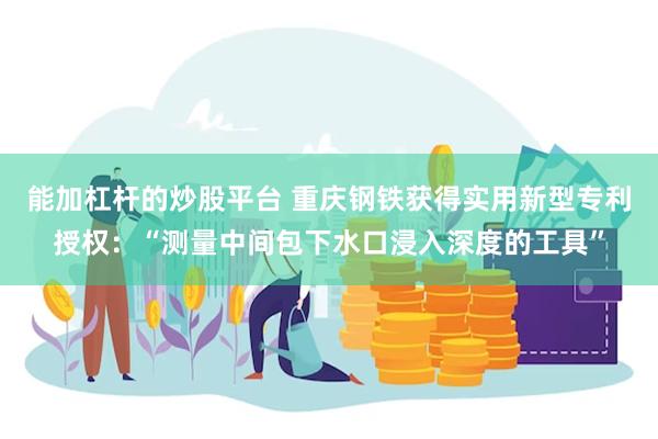 能加杠杆的炒股平台 重庆钢铁获得实用新型专利授权：“测量中间包下水口浸入深度的工具”