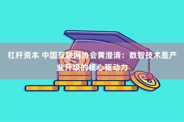 杠杆资本 中国互联网协会黄澄清：数智技术是产业升级的核心驱动力